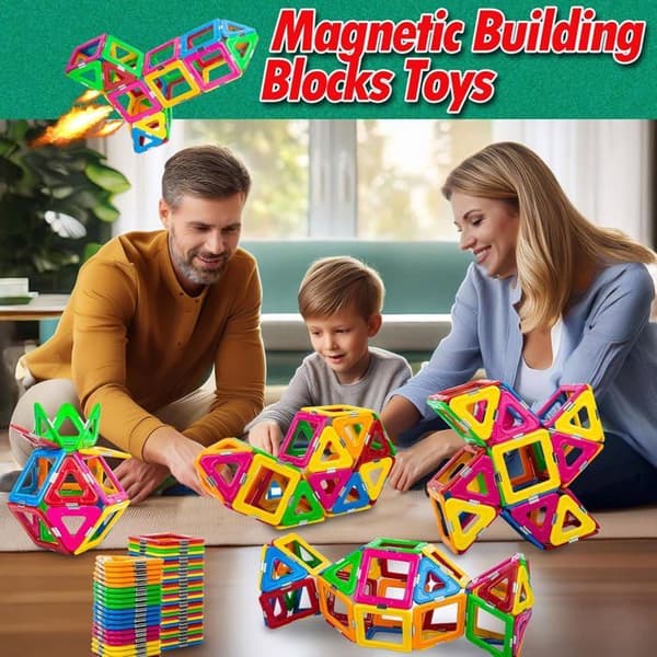 Magnetiska konstruktioner - ZIG-ZAG TERRITORIER - Förälder - 36 delar - För barn 3-8 år - Blanda