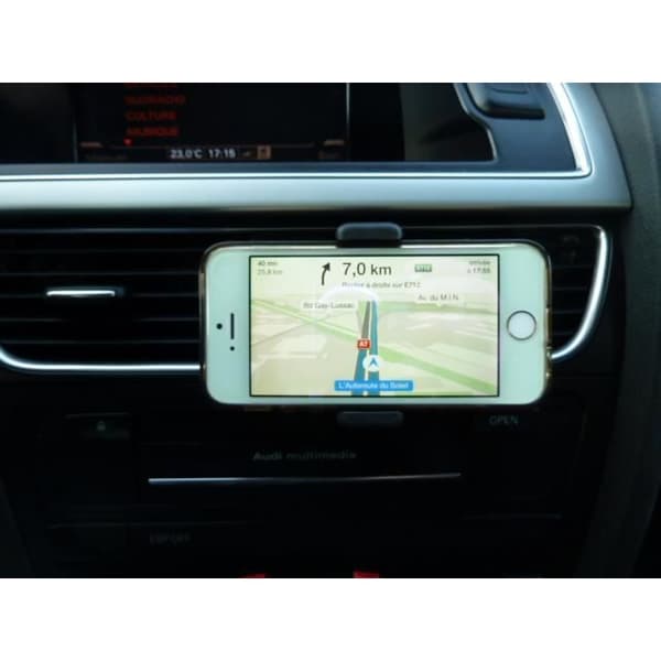 Stöd Auto - AirF-IX - Universell - Svart - Plast - Diskret Design