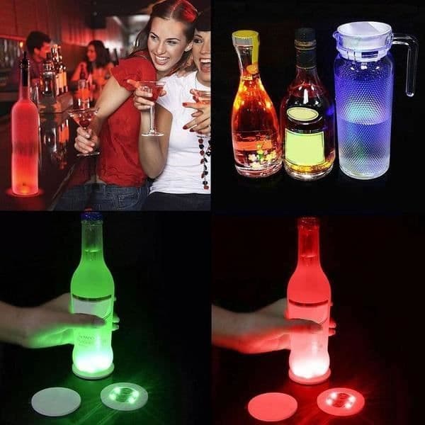 LED lysstav - YWEI - Lysende coasters - 3 tilstande