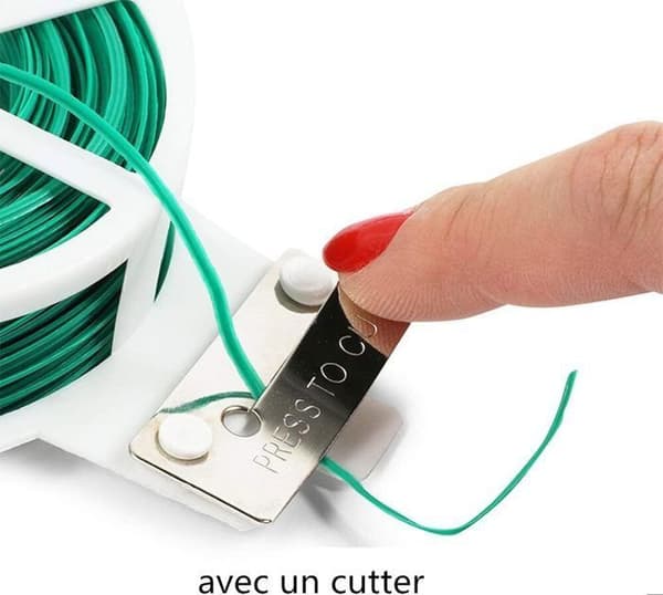 Strammesnor - Have - 100 M - Grøn - 2 stk. - Plastificeret Jern Snor Grön