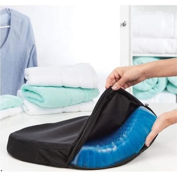 Sæde pude Egg Sitter - Egg Sitter - Blå - Elastisk gel - Sammenfoldelig - Bikube design Blå