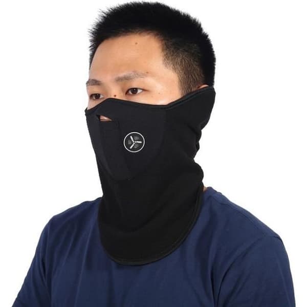 Cache-cou - SIBON - Antifrost - Sort - Polyester - 54x28 cm svart