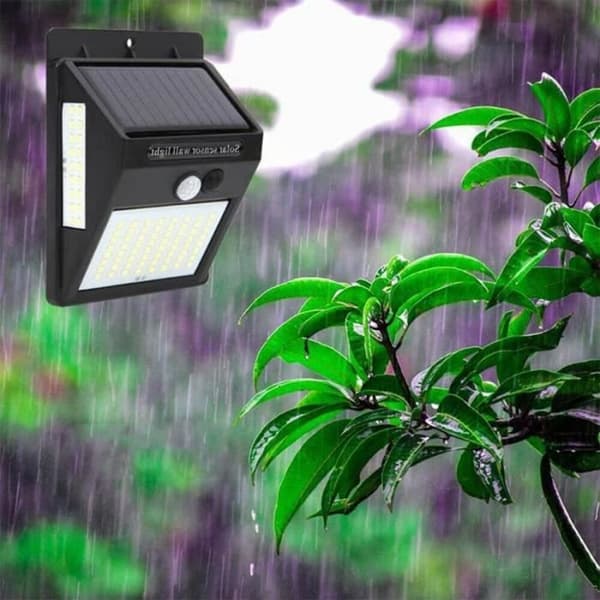 Væglampe - Solarna - 30 LED - Solpanel - Bevægelsessensor 120°/3 m