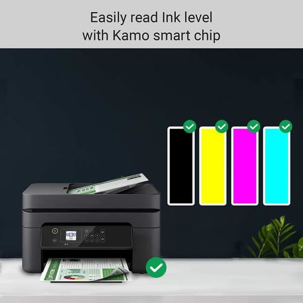 Kamo 502XL Blækpatroner Multipack Kompatible med Epson 502 502XL Patroner; Expression Home XP-5100, XP-5105; Workfor[167]
