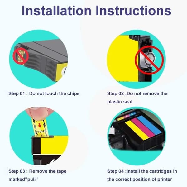 Kompatible blækpatroner til Epson 603XL til Epson Expression Home XP-3100 XP-4100 XP-3105 XP-4105 Workforce WF-2810 WF-260