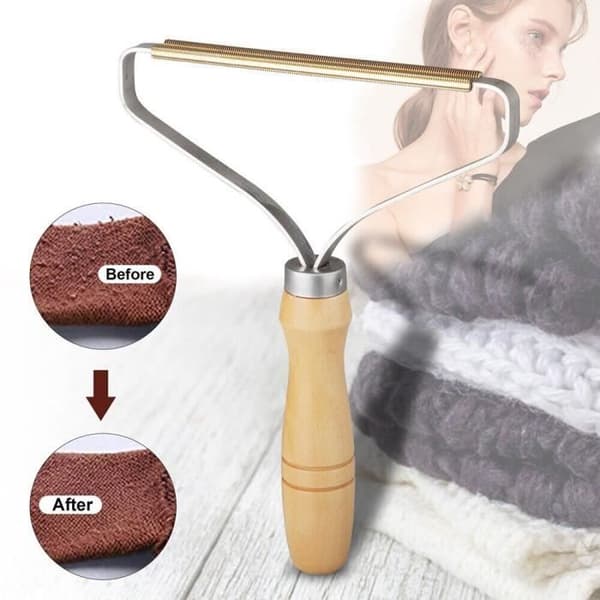 Børste - BW10607 - Lint Eliminator - Uld - Træ - Til små hunde og katte