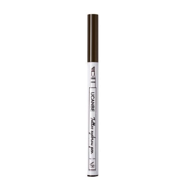 Brynkridt - MRQT - Microblading - Vandtæt - Brun - 4 tænder Vit
