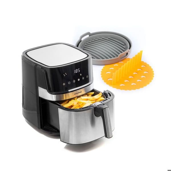 Luftfritös - InnovaGoods - 5,5 L - Non-stick - 1700 W - Multifunktionell 8 program Svart
