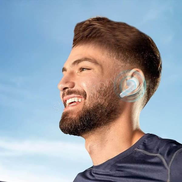 Trådløse Øretelefoner - SONOFLEX - SONOFLEX_B - Bluetooth 5.2 - ENC Støjdæmpning - IPX7 Vit