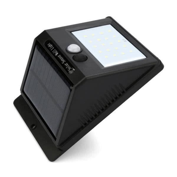 Solarlampe til væg i haven 20LED PIR bevægelsessensor + lys IP65 L25100