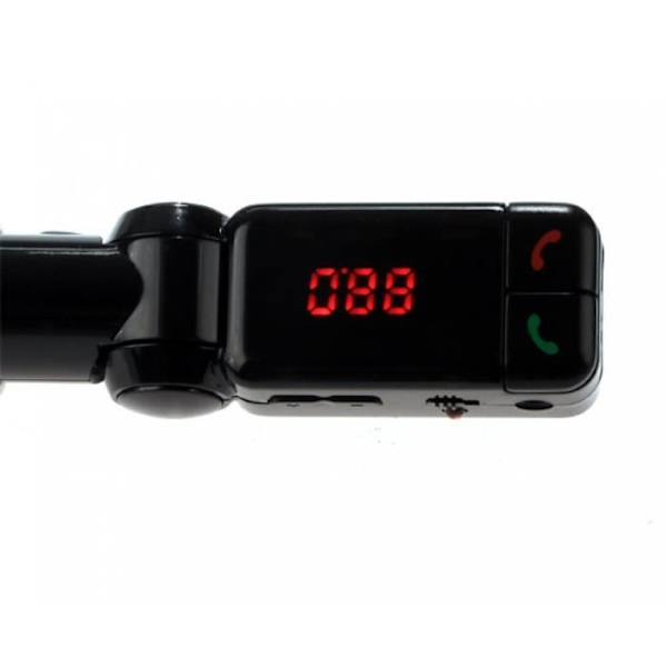 MP3 FM Transmitter Homdox LCD Skærm Bil SD Dual USB Oplader Håndfri Bluetooth til iPhone