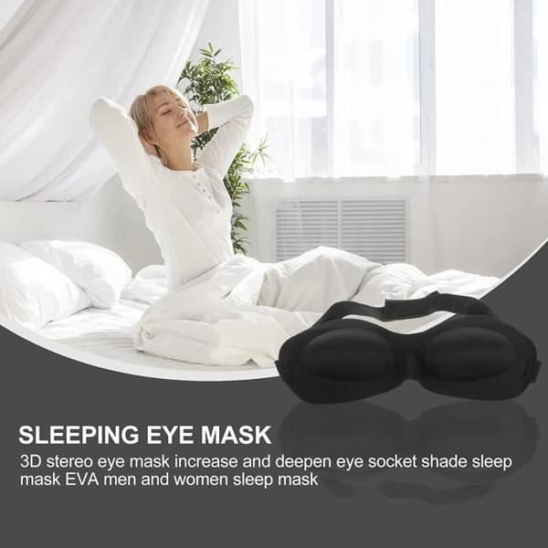 Sovmask - Yoganoi - 2-pack - 3D profilerad - Blockerar ljus - Justerbart band -