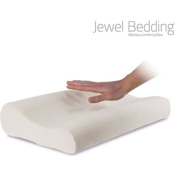 Viscoelastisk Cervikal Pude Jewel Bedding Vit