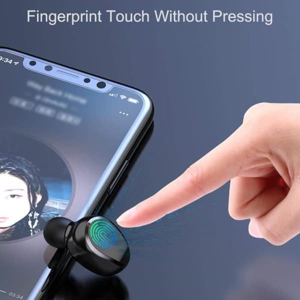 F9 Bluetooth-hörlurar - Trådlös - Stereoljud - Touch Edition Box - Svart