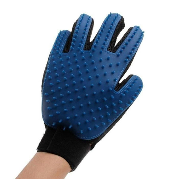 Toalettshandske - DEV - True Touch - Mjuk massage - Flexibelt silikon - Samlar hår