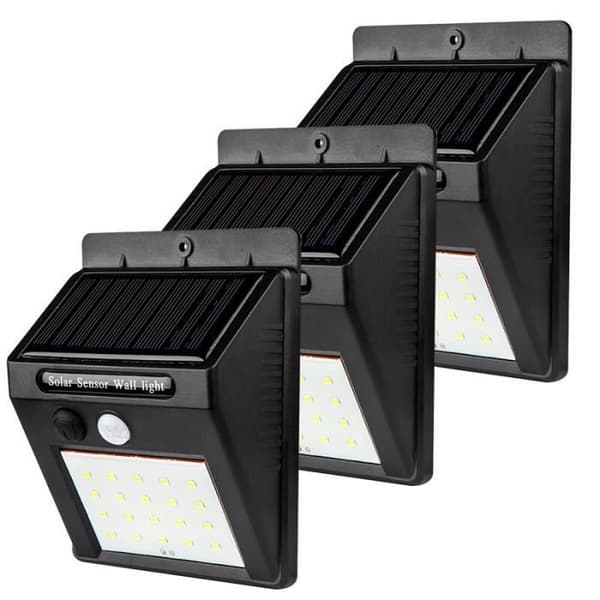 Solcellelampe udendørs - MITYN - 48led bevægelse 2stk - PIR bevægelsessensor - Vandtæt
