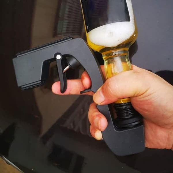 Champagne Pistol Vin Prop Vin Distributør Udkaster til Fødselsdagsfester, Multifunktionel Sort