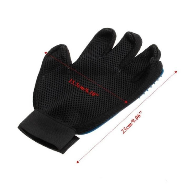 Toalettshandske - DEV - True Touch - Mjuk massage - Flexibelt silikon - Samlar hår