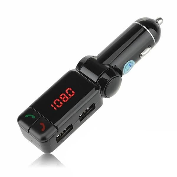 Trådløs bilsæt 4 i 1 håndfri modulator FM transmitter biloplader musikafspiller