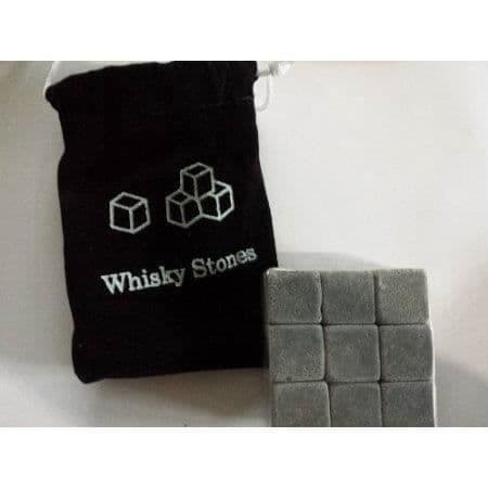 Whisky isterninger - Sæt af 8 - Falsk sten - Kølet - 2 cm