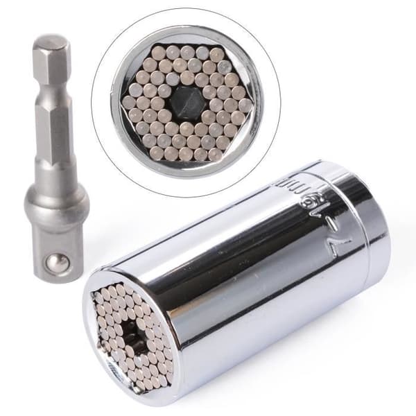 Universal Socket Nøgle Adapter til Boremaskine, Multifunktionel Hjemme Reparation Værktøjssæt BI032