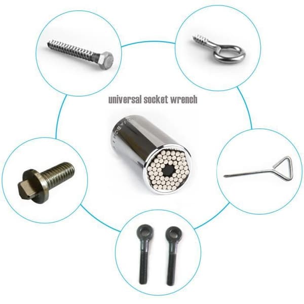 Multifunktionel nøglehylse - Gator-Grip - Socket-adapter - Jern - 52x26mm - Reparationsværktøjer