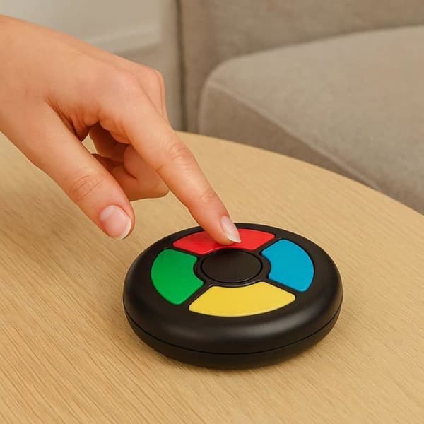 Elektronisk Memory Maze Spil med Farvede Knapper til Børn og Voksne