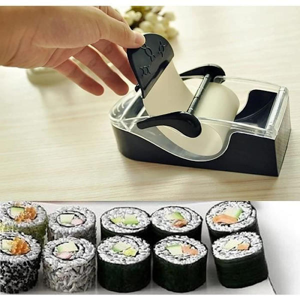 Easy Magic Rice Roll Sushi Maker Cutter Roller Kök DIY Matlagning Perfekt Magic Onigiri Sushi Tools [346]