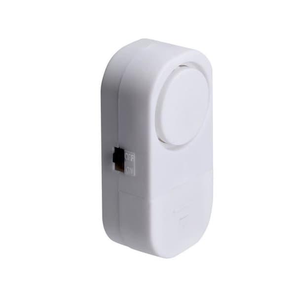 Alarm System - Hus - 4 Stk - Trådløs - Magnetisk Sensor - 90 db Vit