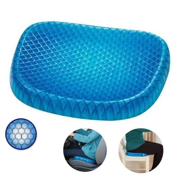 Ersättning för sittdynor Egg Sitter - HB896 - Blå - Elastisk gel - Fällbar - Bihonnördsdesign Blå