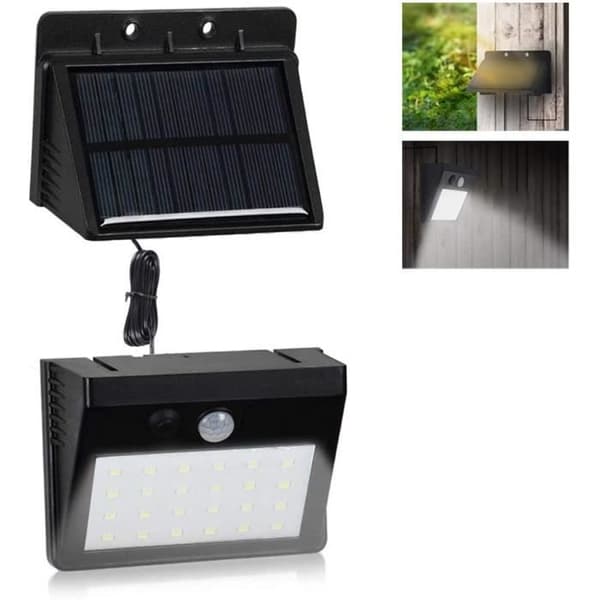 Solcellelamper - RUMOCOVO - 30 LED - Vandtætte - PIR bevægelsessensor - 3 lysindstillinger