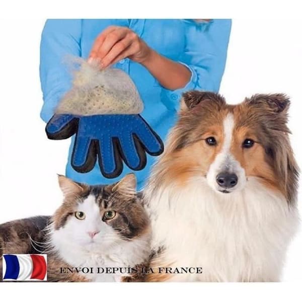 vask- og massagemanchet til hunde og katte