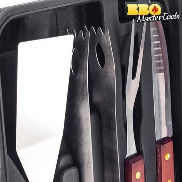 Grillredskaber - BBQ Master Tools - Model C1505 - 18 dele - Farve Sort