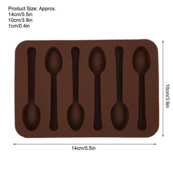 Sonew Bageform DIY Chokolade Kage Non-stick Ske Form DIY Bageværktøj Udstyr