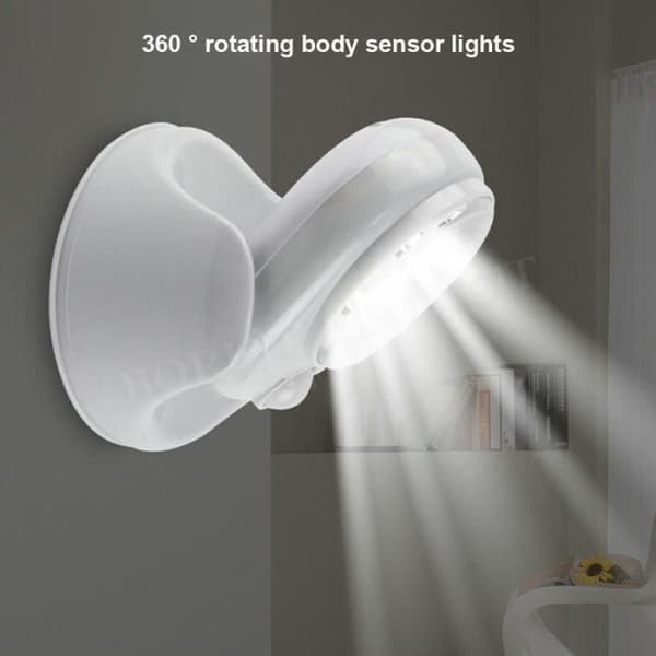 LED-lampe - Lumi - 360° - Bevægelsessensor - Trådløs - Udendørs