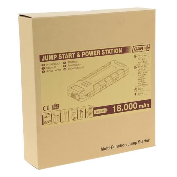 Startbatteri booster - SUMEX - LITHIUM 18000mAh 12V - Lithium - 12 V - Universel