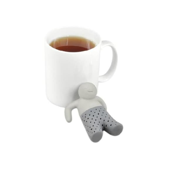 1x Silikone teinfuser i dukkeform Herbal Spice filter diffusor WFR