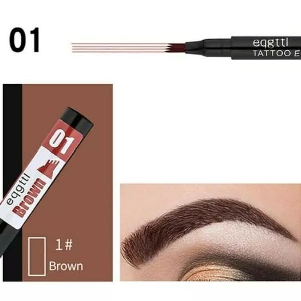 Brynfarve - Præcision - Brun - Mikropen - Vandfast - Holdbarhed 24 timer Brun