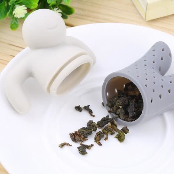 Silikone te-infuser i form af en lille mand