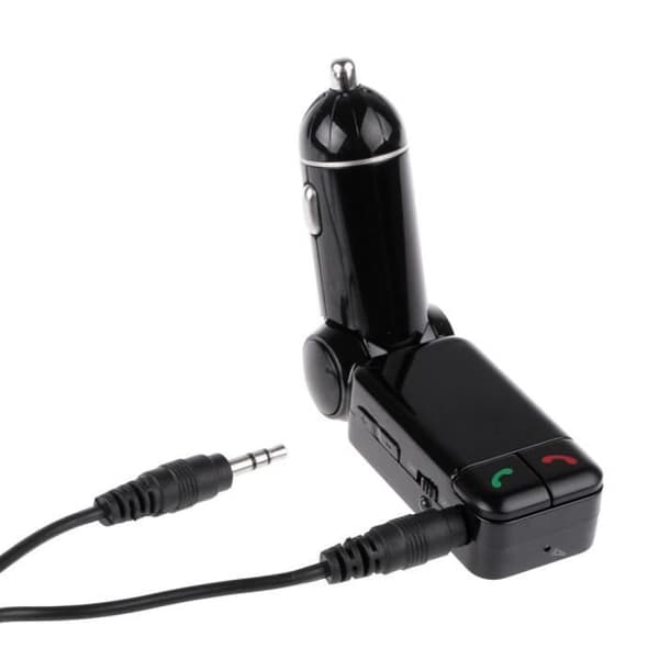 Bluetooth bilsæt MP3-afspiller FM transmitter bilsæt med SD-kortlæser USB TF-kort afstand stil bil transmitter