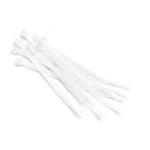 Slangklämmor - Nylon - 4,6 x 120 mm - Vit - 100 st. Vit