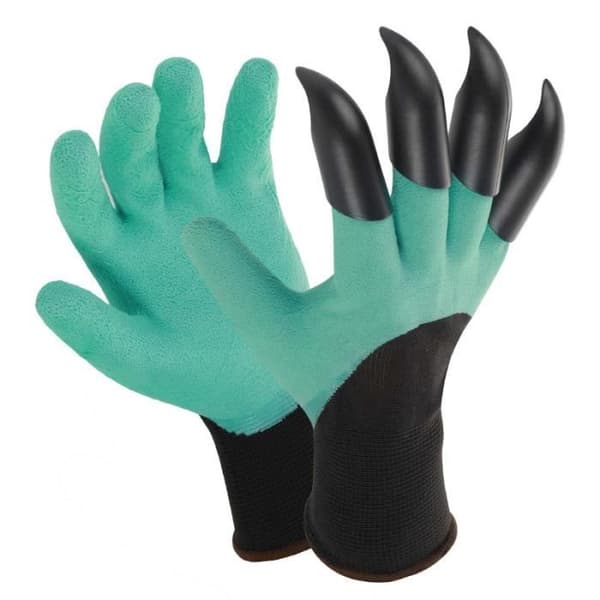 Trädgårdshandskar - Vuxen - Grön - Latex - Plast Grön