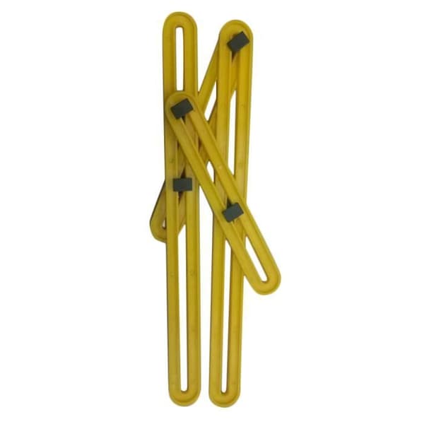 Fleksibel multifunktionslineal (gul)