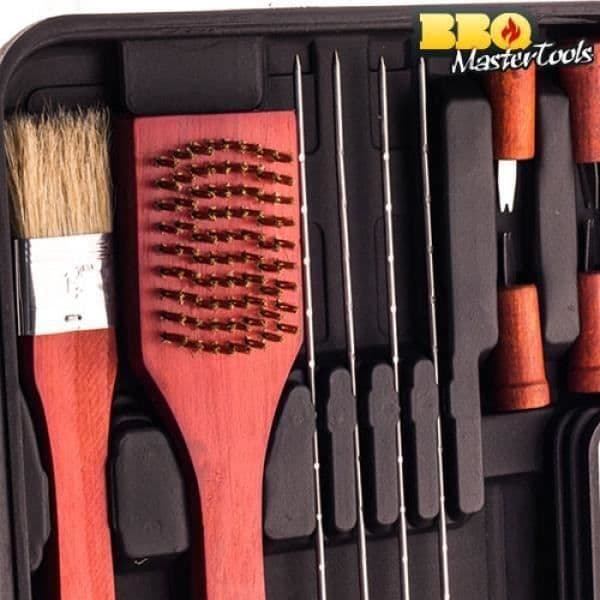 Grillredskaber - BBQ Master Tools - Model C1505 - 18 dele - Farve Sort