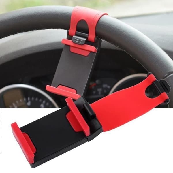 Universal Elastisk Bil Volant Klemme Støtte til Telefon Mobil GPS-Bob - JSDCQN-A0875