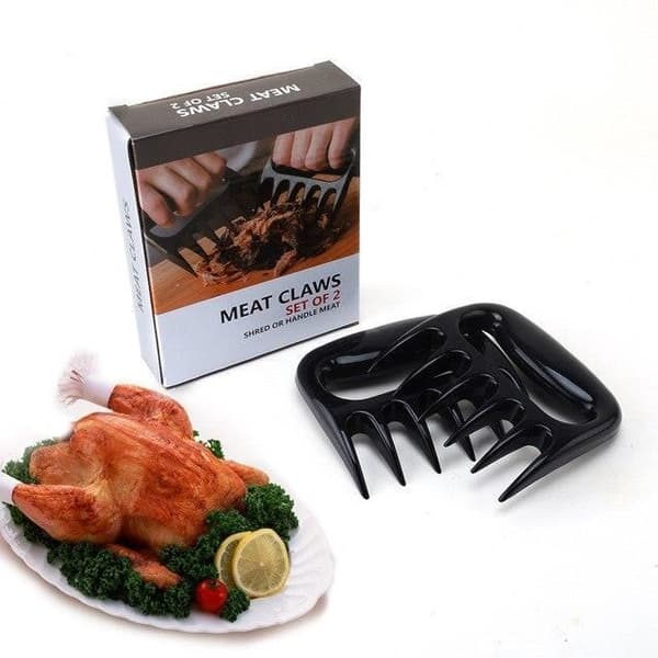 Grillille tarkoitettu lihamylly - Koko 2 kpl - Musta - laatikossa - Lihanjakokynnet