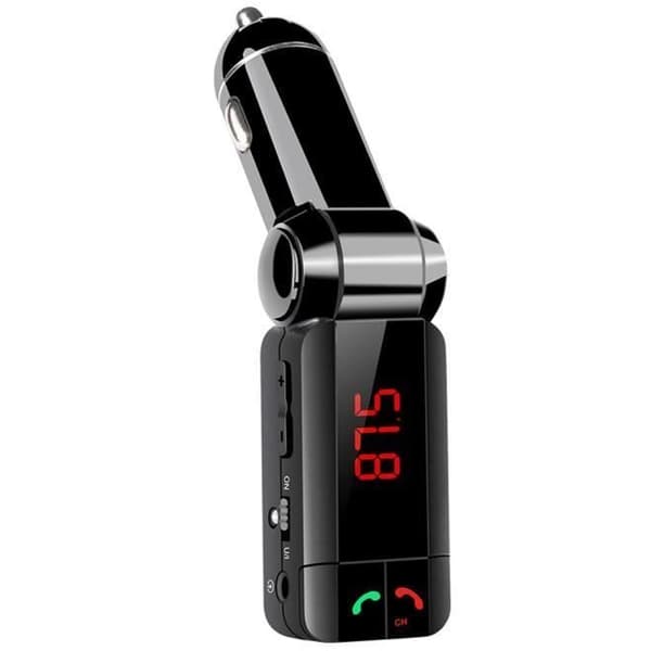 LCD Bluetooth 3.0 Bil Kit FM Transmitter MP3 Mikrofon Dobbelt USB Oplader Håndfri WSJ60603161_1909