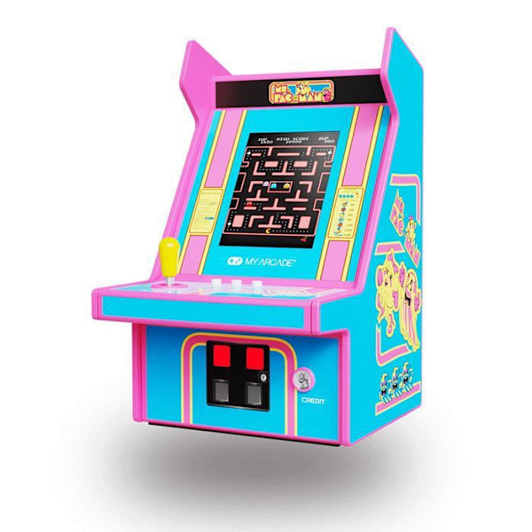 Mini Arcade Console Retro Theme Ms. Pac-Man™