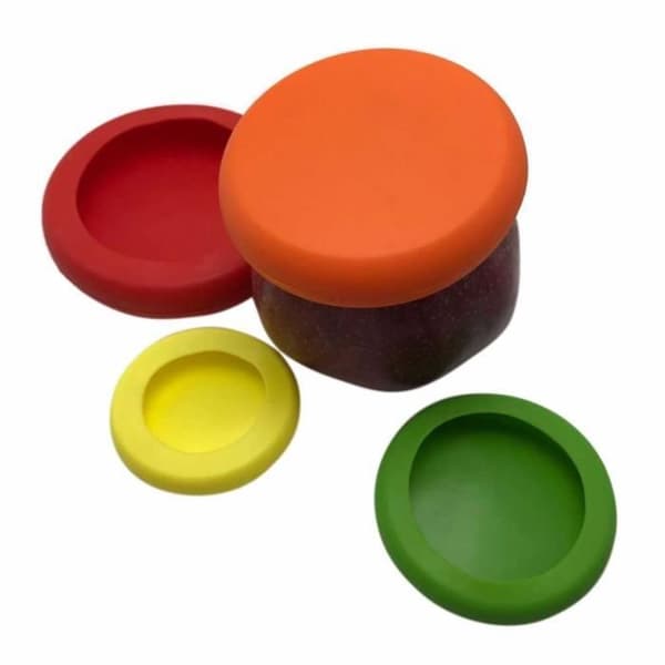 EBUY® 4 kappaleen silikoniset elintarvikkeiden kannet