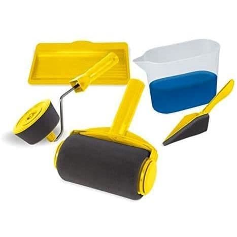 Målarfärg Roller Set - FACIL'ROLLER - Inbyggd Behållare - Stänkfri System - 1L Mätare